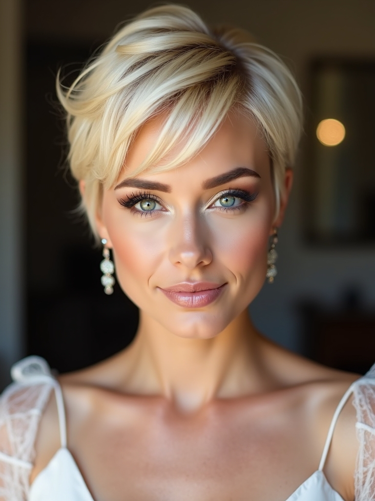 short hair wedding styles