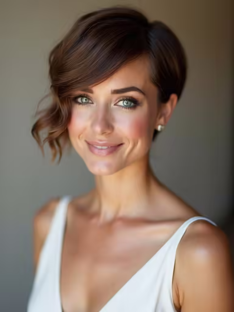 short hair wedding styles