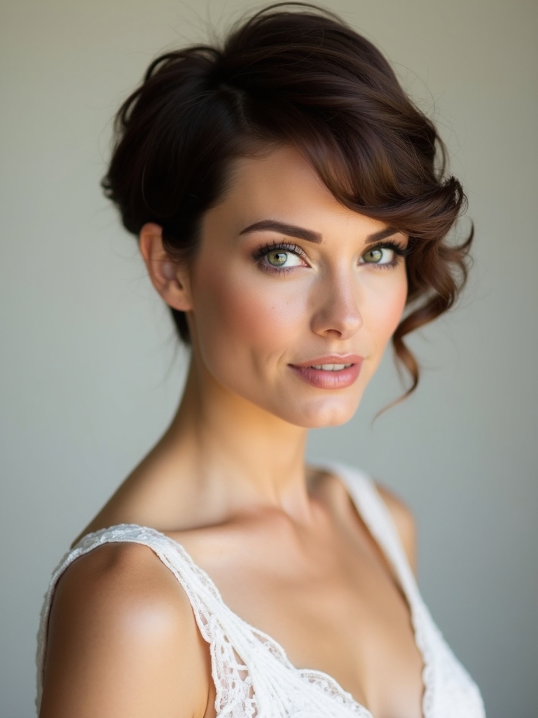 short wedding hairstyle guide