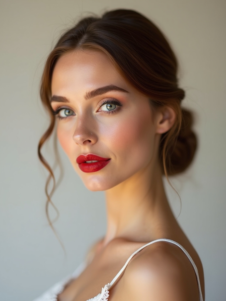 sleek buns for elegance