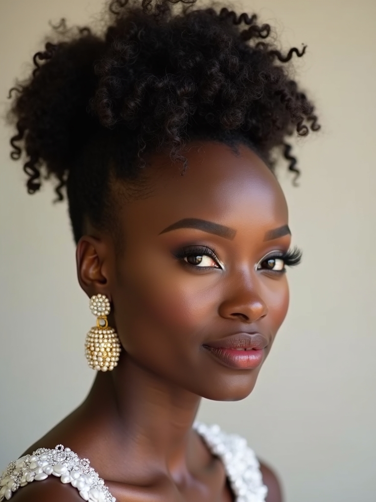 sleek ceremony ready updo