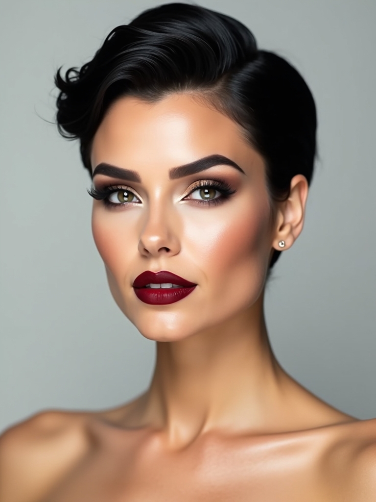 sleek elegant bridal simplicity