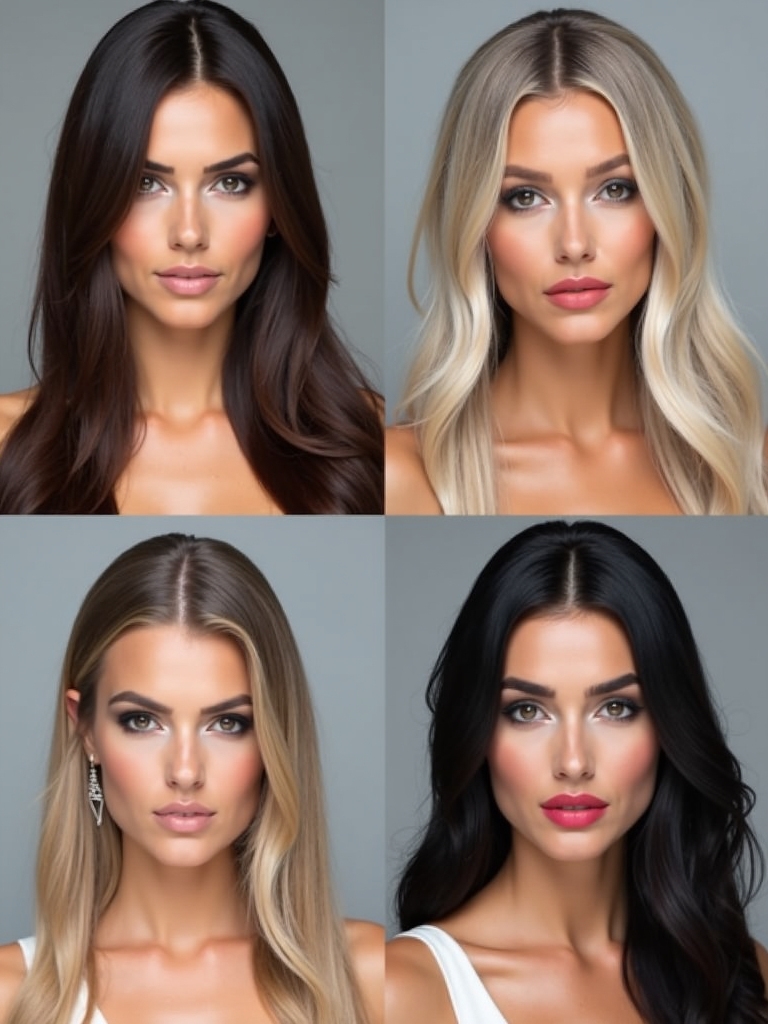 sleek hairstyles for bridesmaids