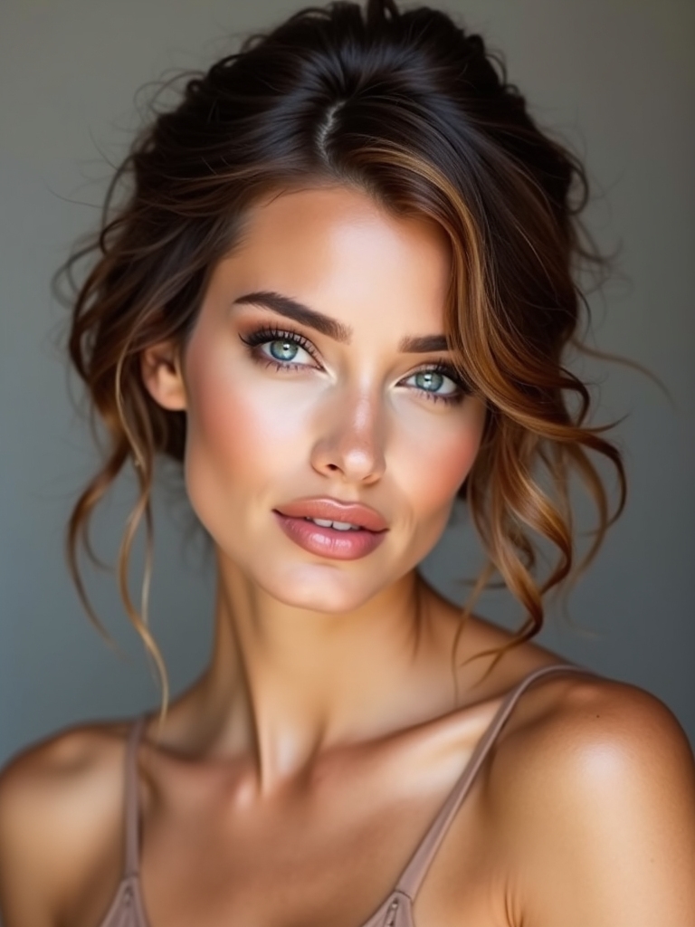 sleek hairstyles for engagement
