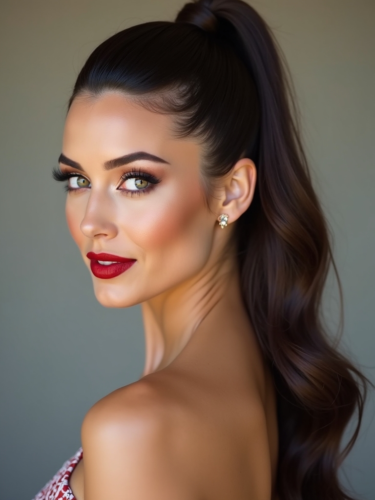 sleek high ponytail tutorial