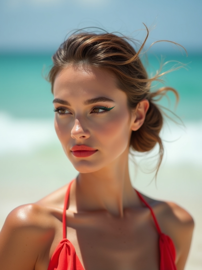 sleek low bun technique
