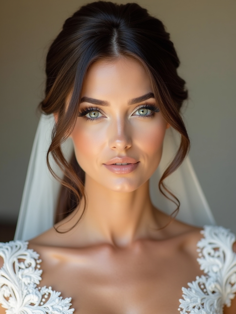 sleek low ponytail elegance