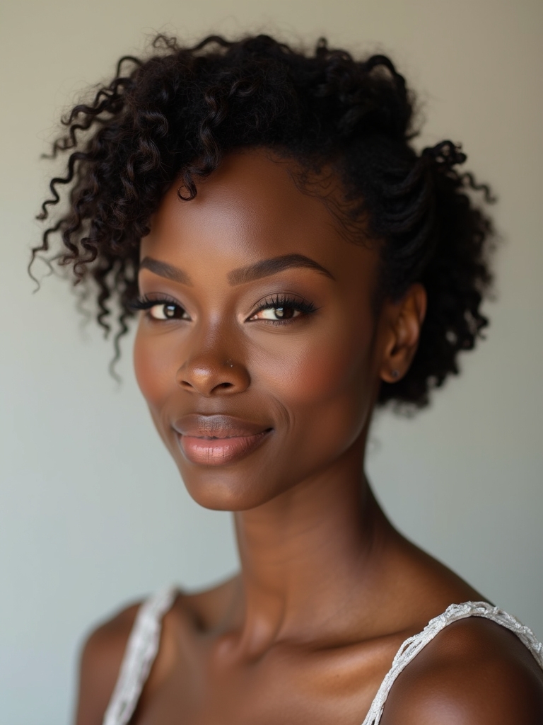 sleek modern flat twist updos