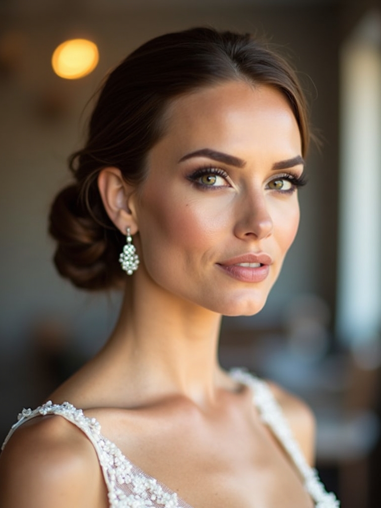 sleek neck revealing updos