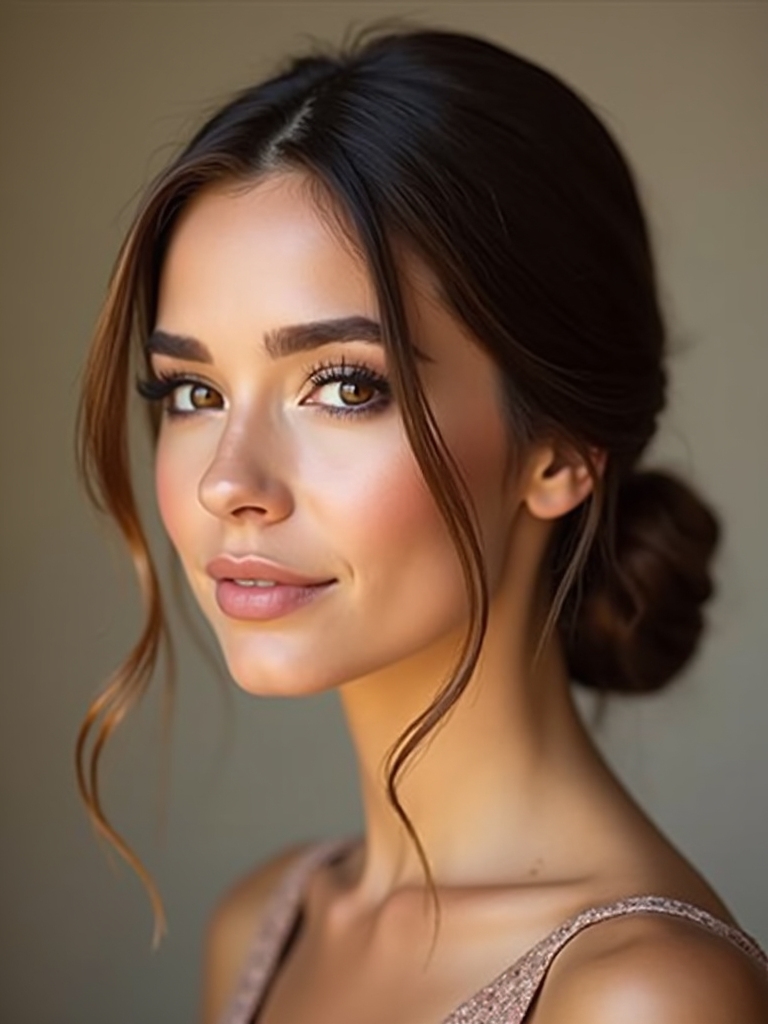 sleek polished elegant bun