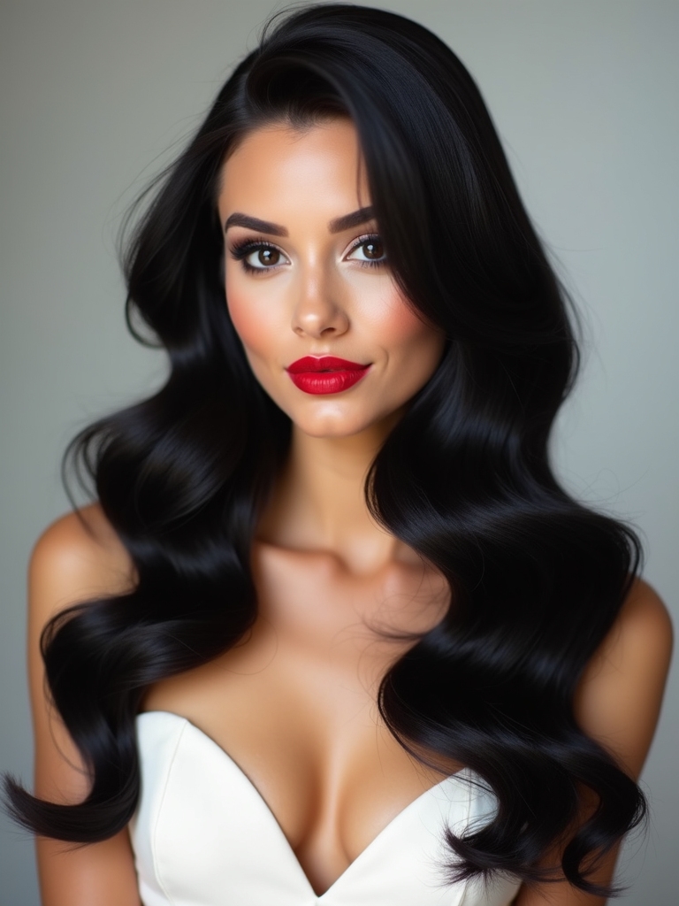 sleek sculpted hairstyles shine