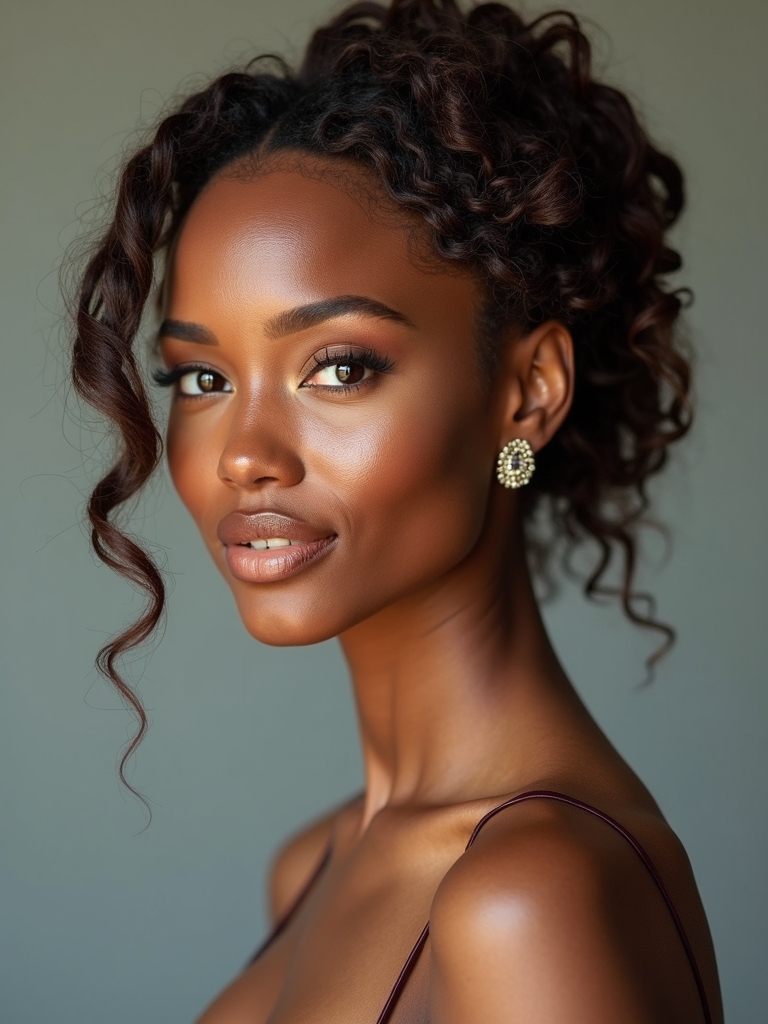 sleek secure low bun