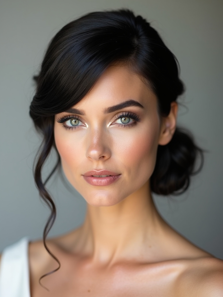 sleek side swept hairstyle tips