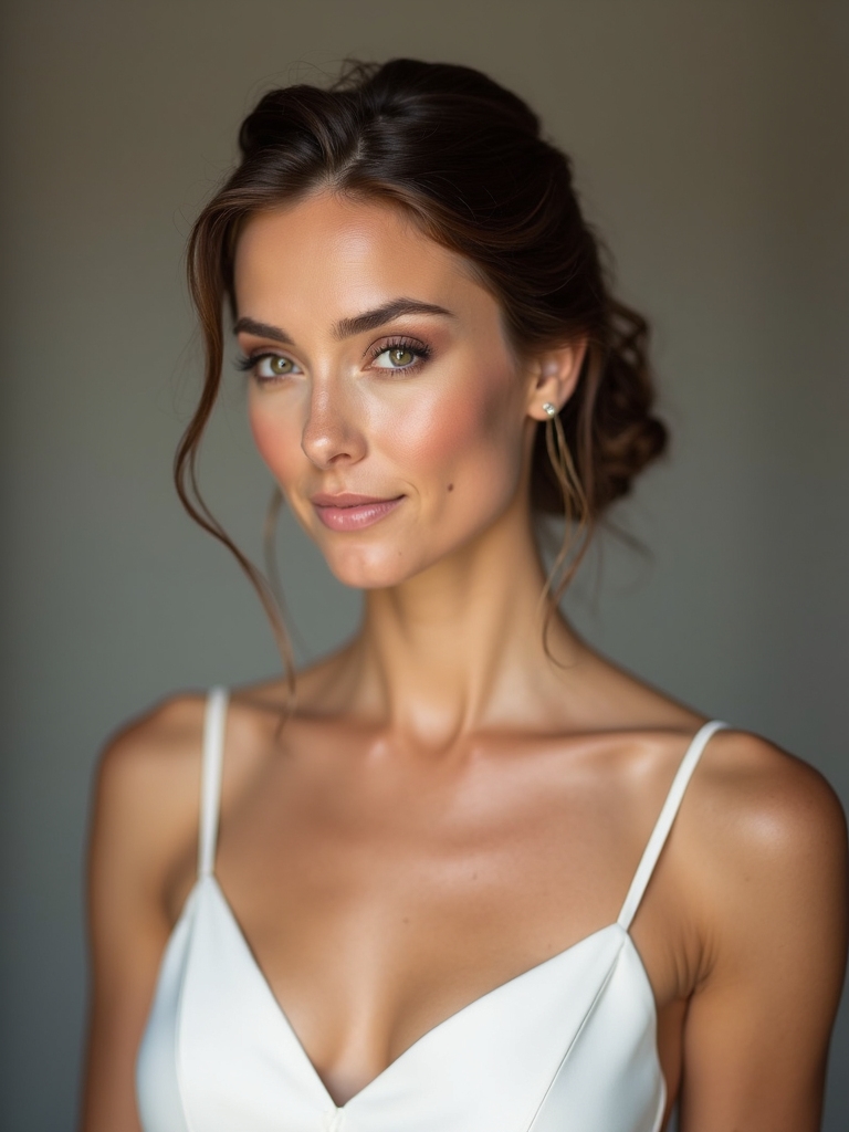 sleek tidy short updos