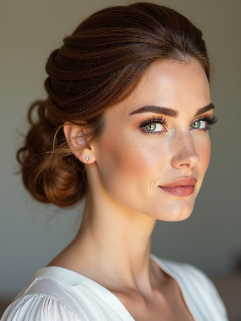 sleek wedding ponytail hairstyles