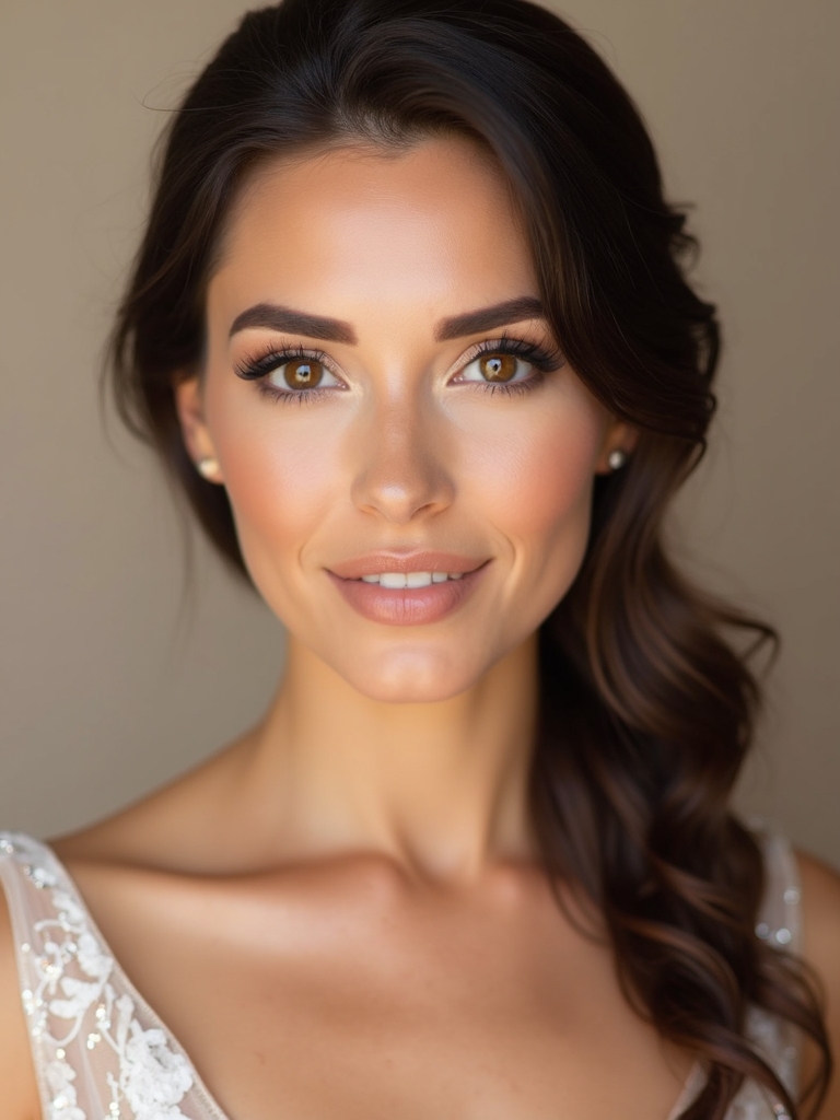 soft elegant wedding makeup