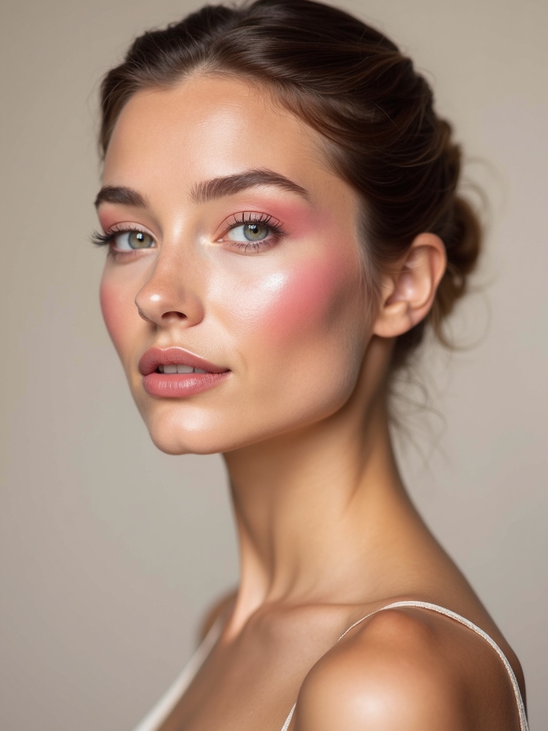 soft pink bridal glow