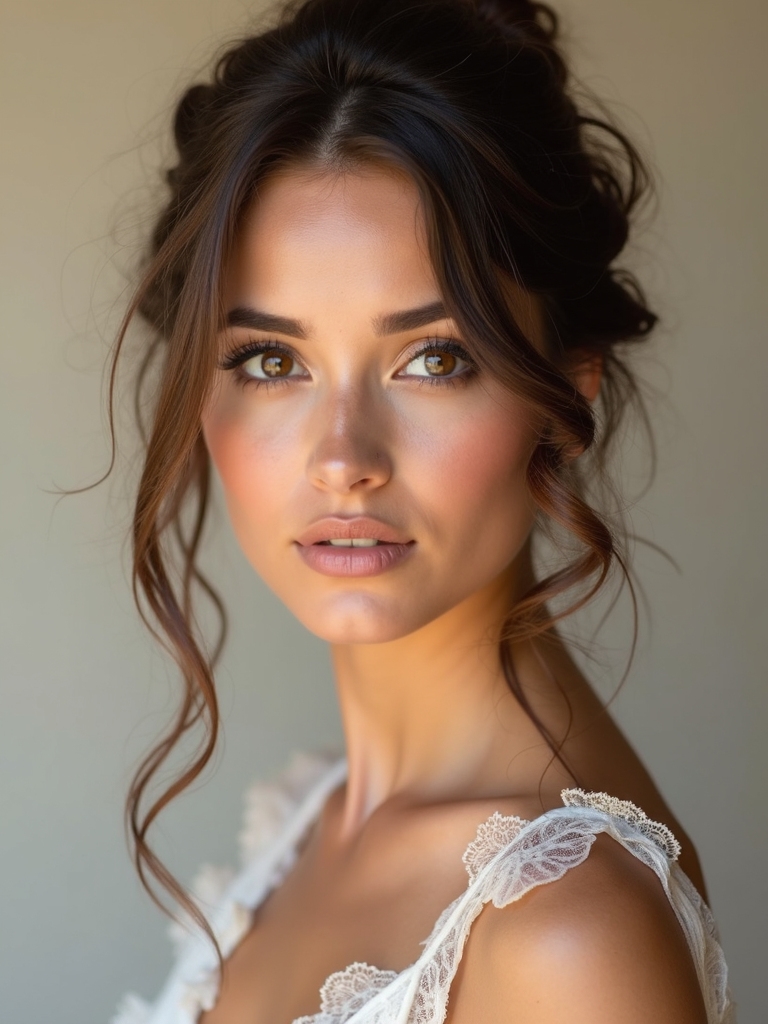 soft romantic boho makeup