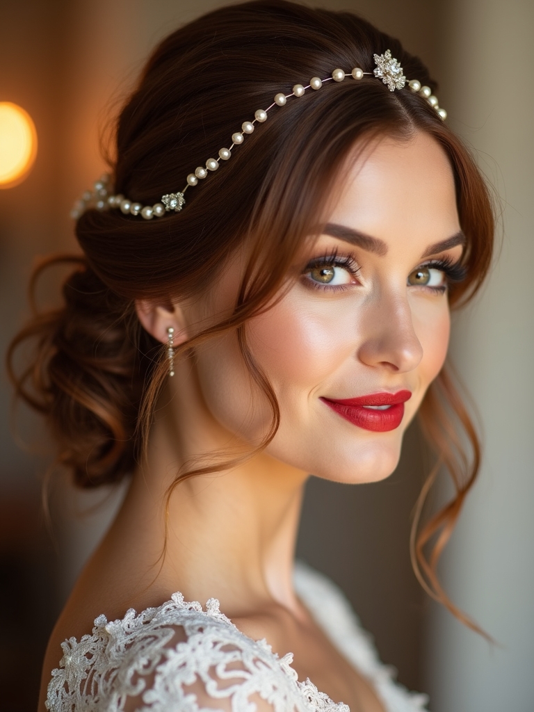 soft romantic ponytail twists