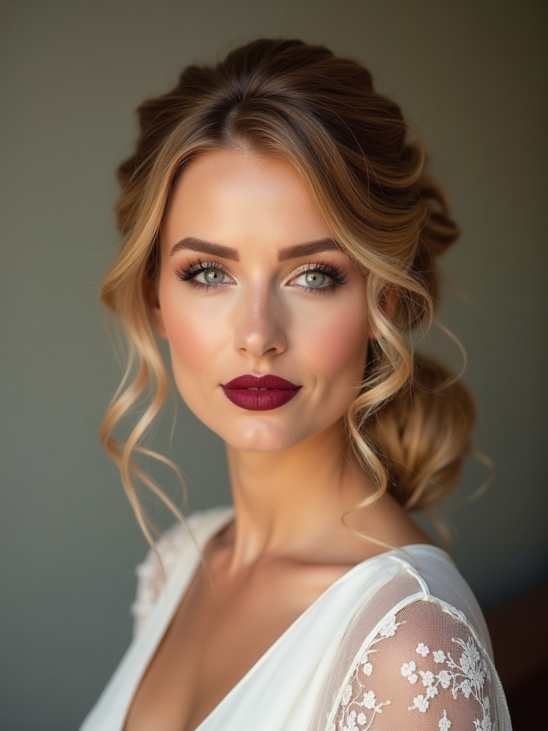 soft romantic wedding updos