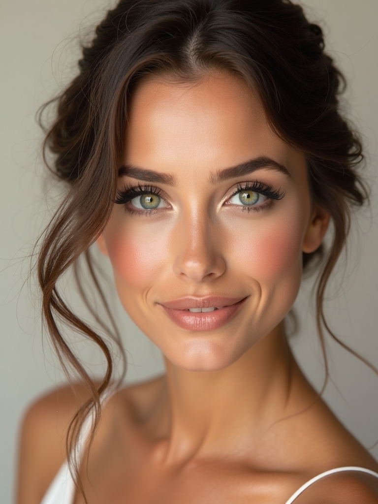 soft shimmer for green eyes