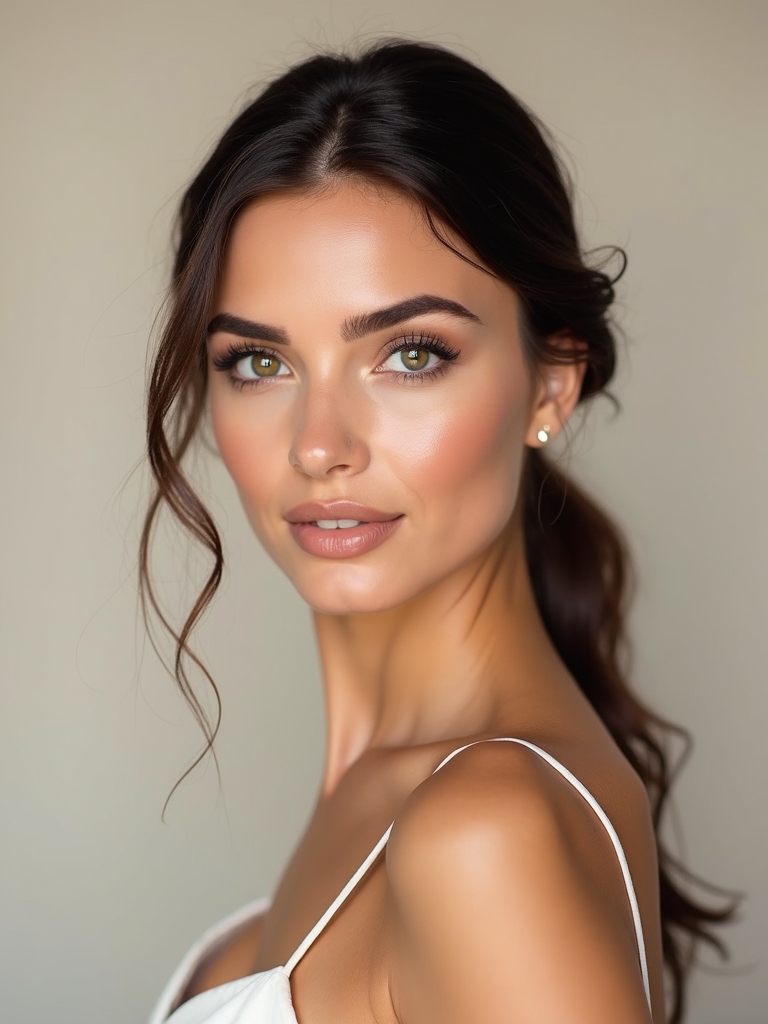 soft shimmering bridal eyes