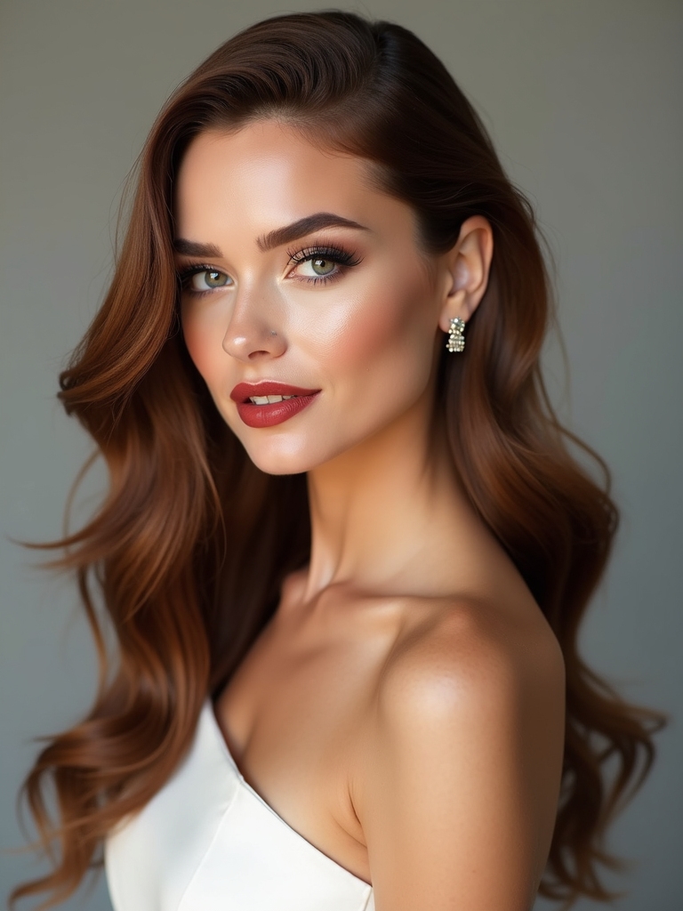 soft waves elegant shoulders