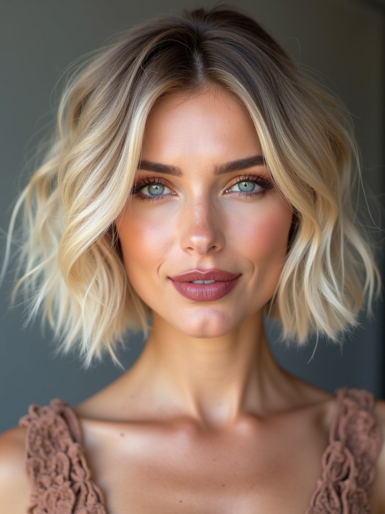 soft waves for short hair