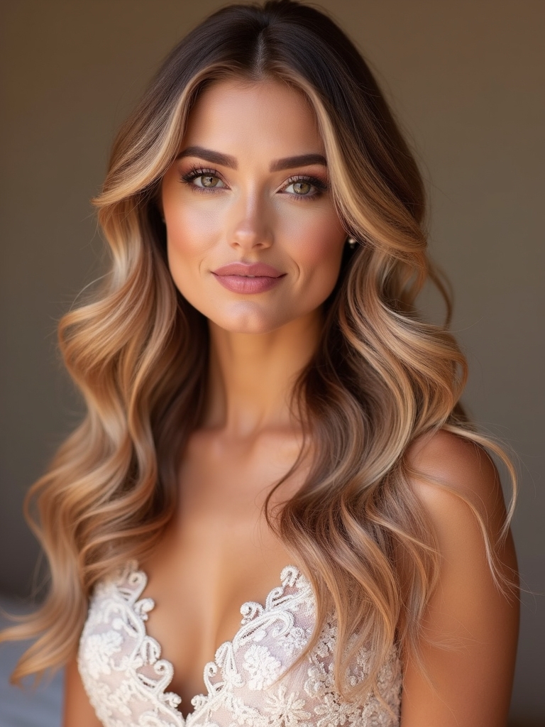 soft waves rosy glow