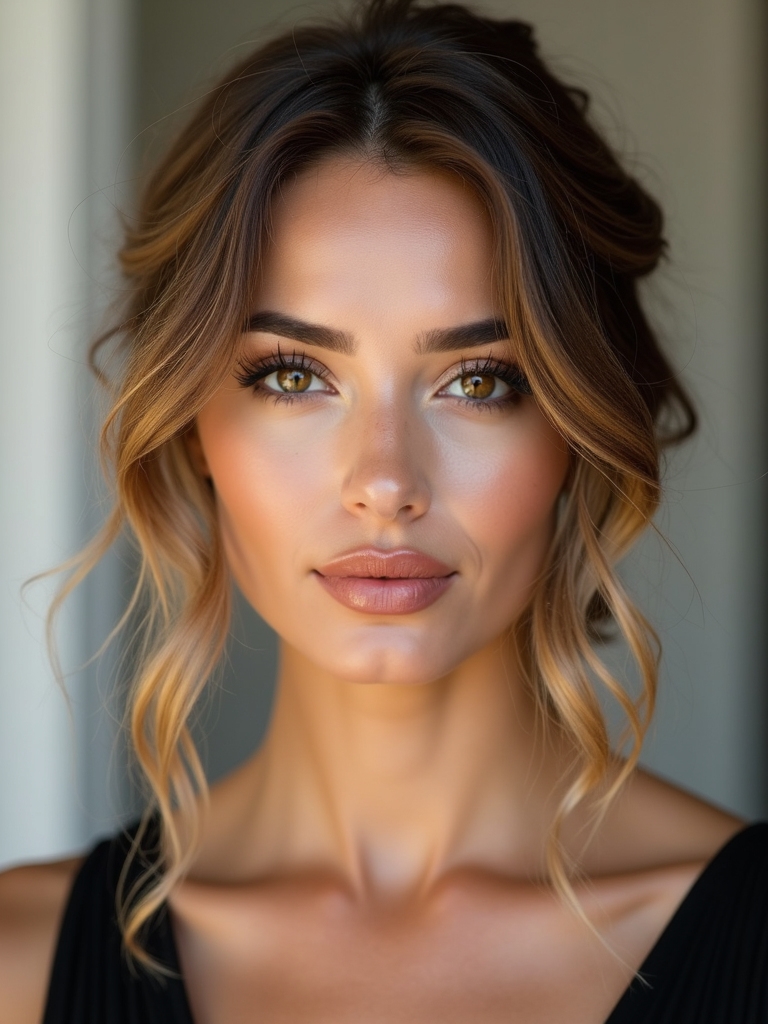softening jawlines with wisps