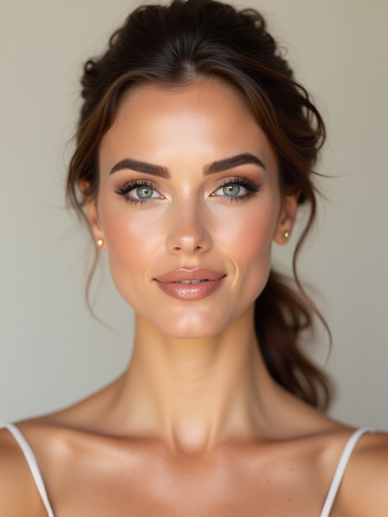 softly defined eye makeup