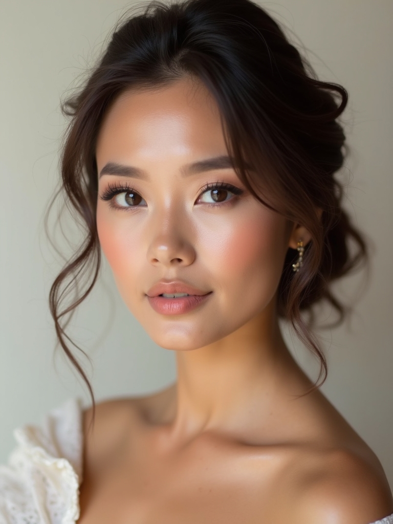 sparkling brown eye makeup