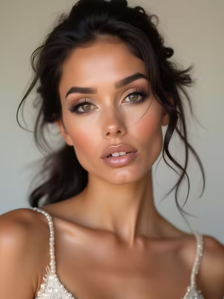 spooky halloween bride makeup