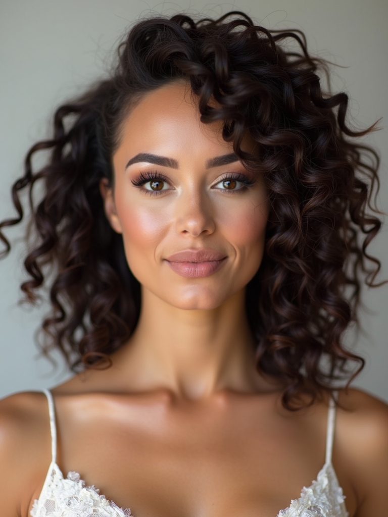 structured curls with movement
