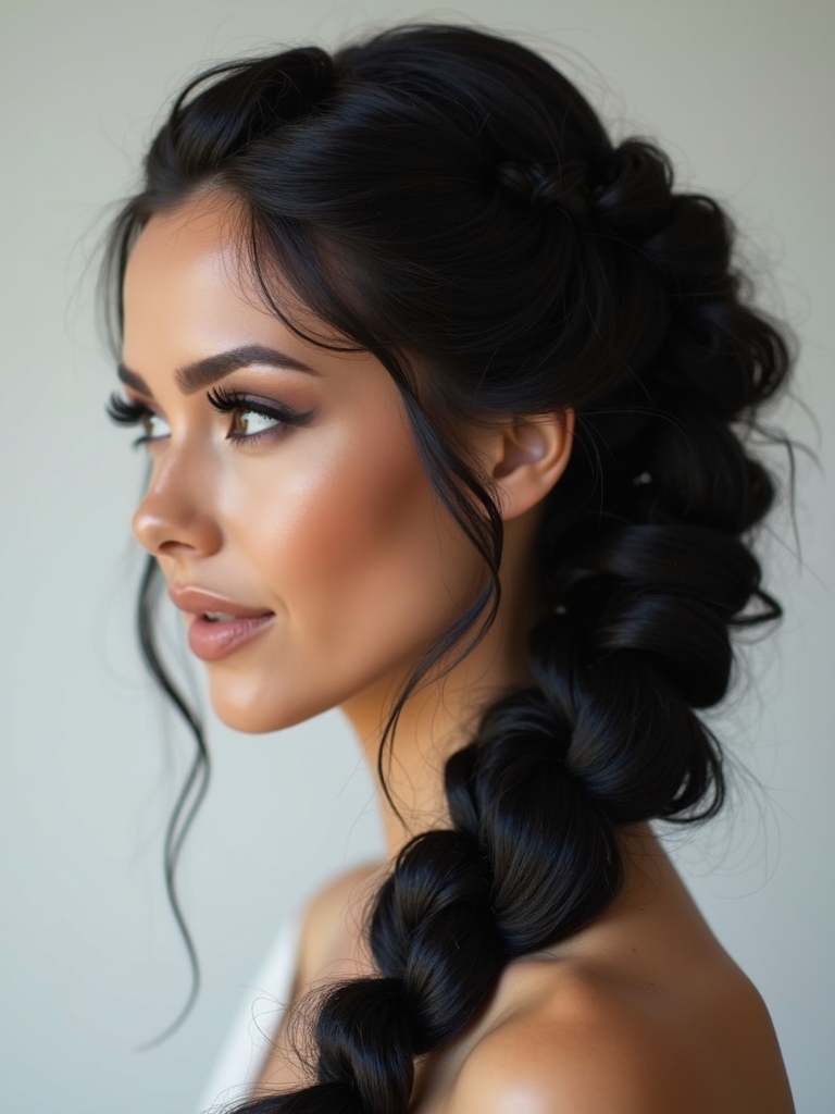 stunning black bridal hairstyles