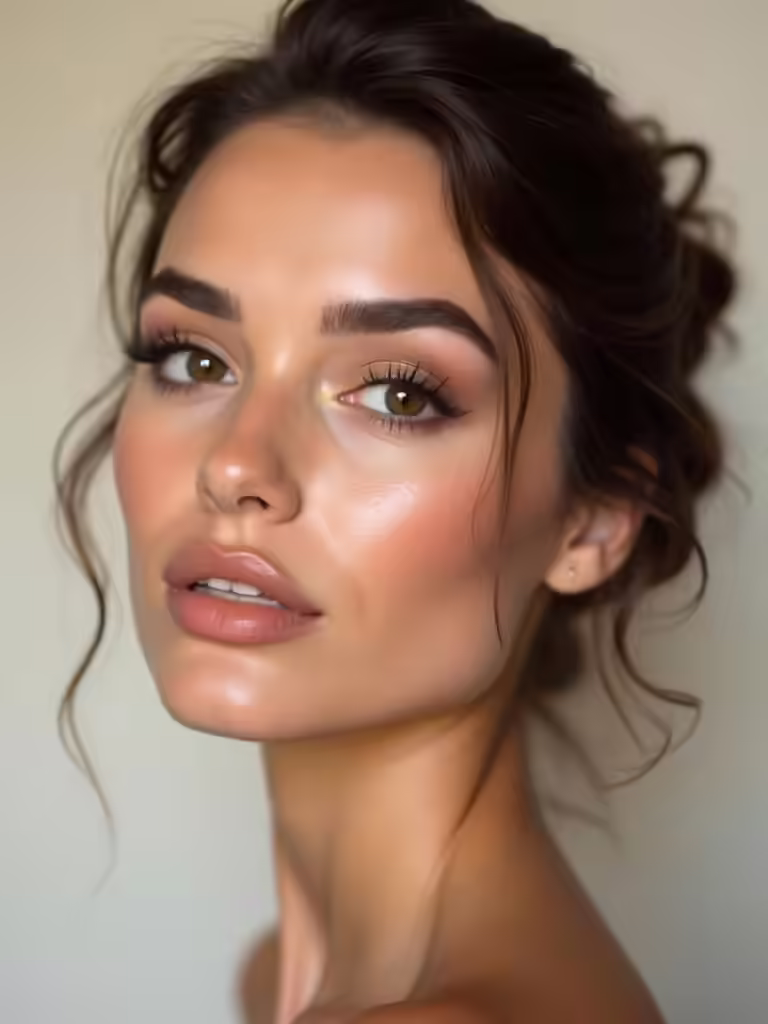 stunning brown eye makeup