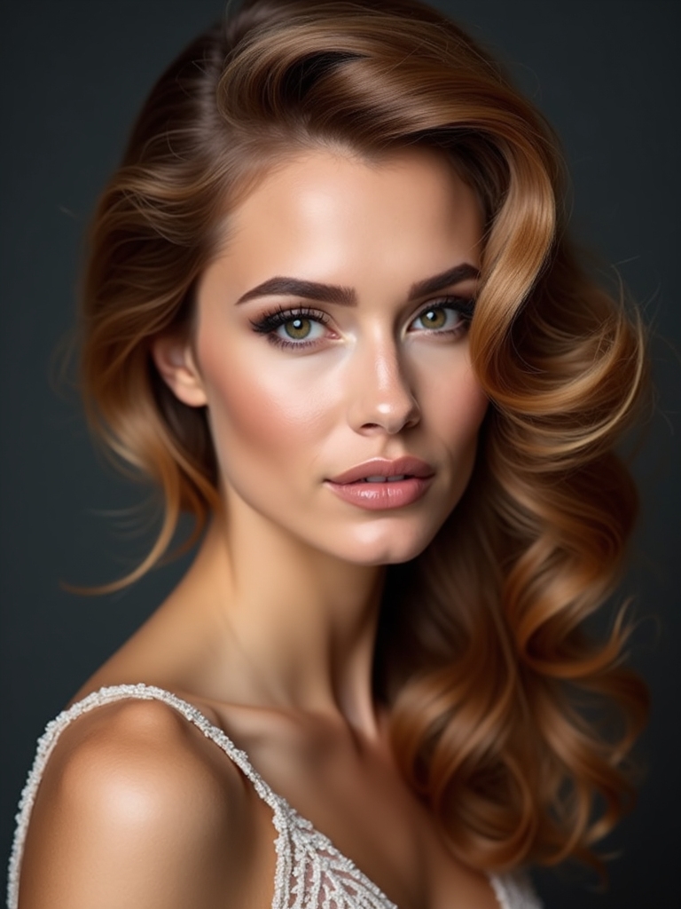 stylish engagement photo hairstyles