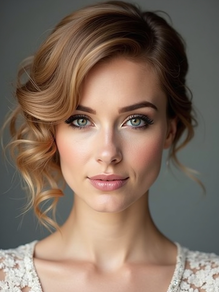 stylish short bridal hairstyles