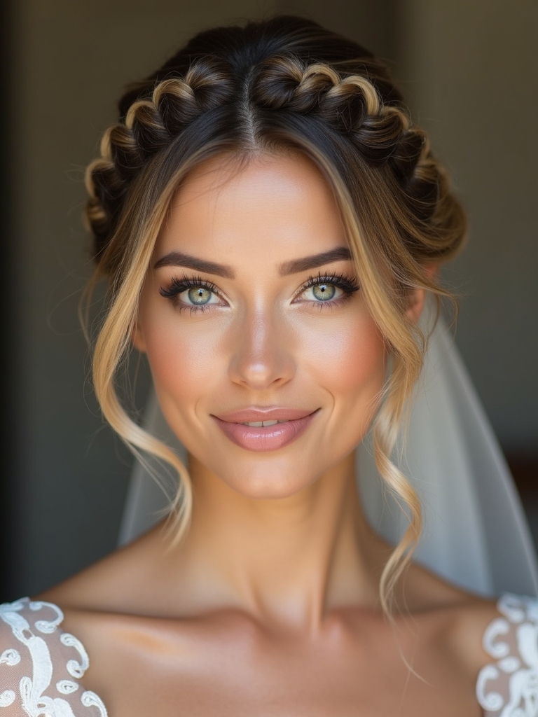 subtle braids for elegance