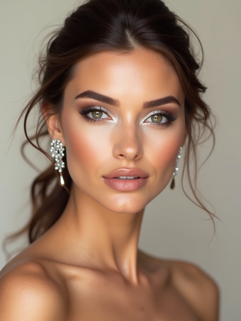 subtle diamond glitter accents
