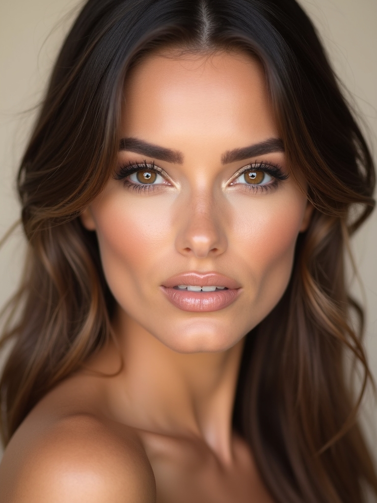 subtle elegance for brown eyes