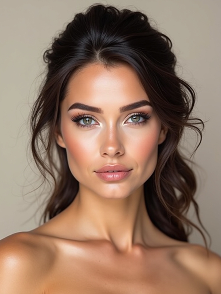 subtle glow for brunettes