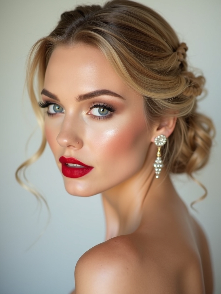 subtle low braided accent