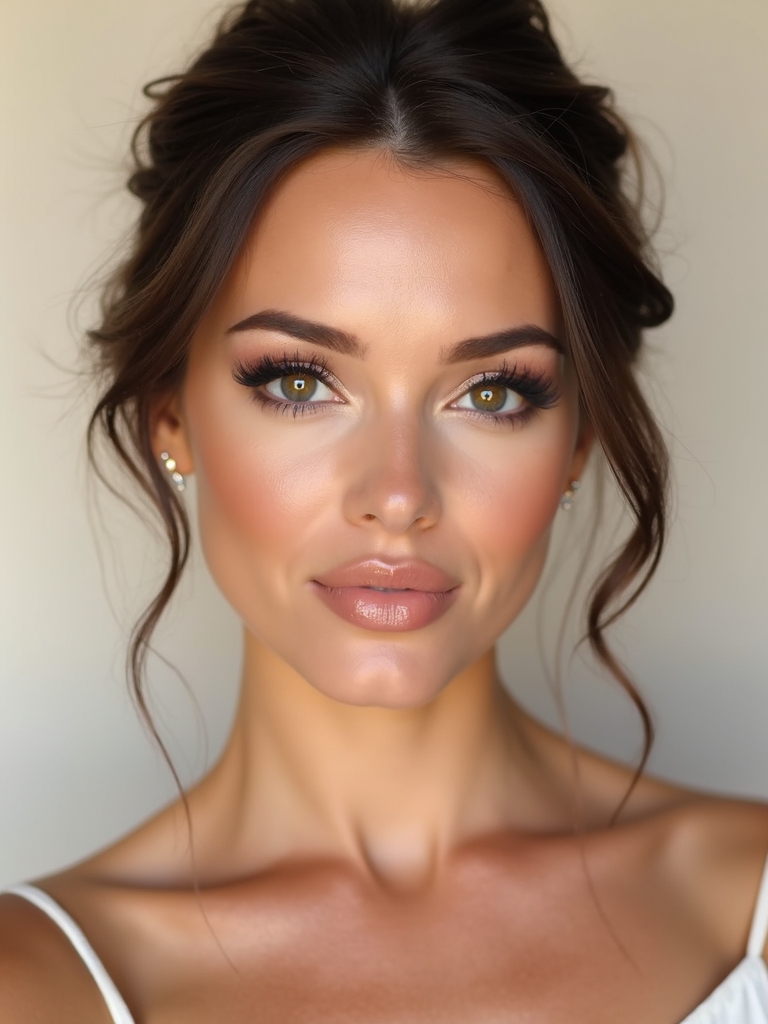 subtle shimmer for bridesmaids