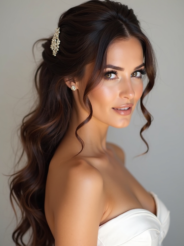 swoop curl pin technique