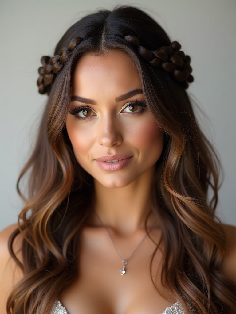 textured braids for elegance