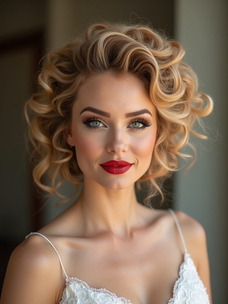 textured classic bridal updos