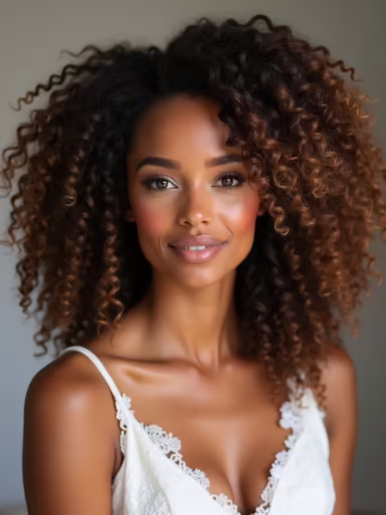 textured curly bridesmaid hairstyles
