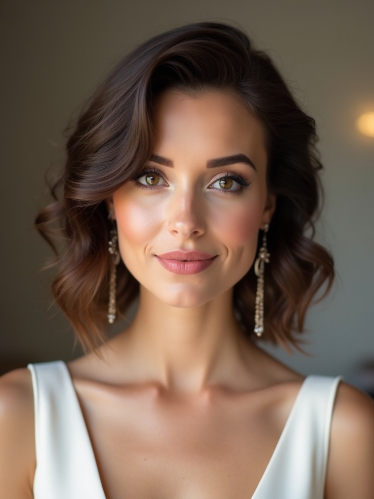 textured hairstyles for bridesmaids