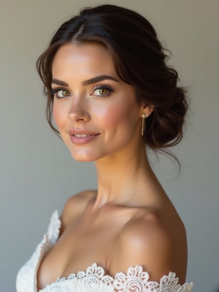 textured modern low buns